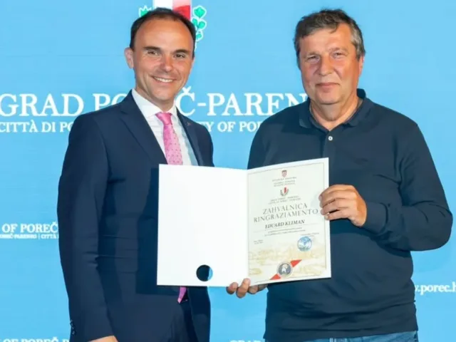 Eduard Kliman dodjela nagrada Grada Poreča