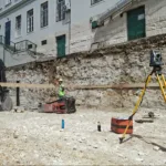 Iskolčenje temelja sportske dvorane OŠ Tone Peruško